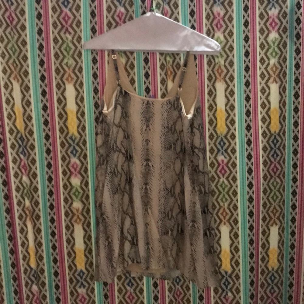 Lavender Brown snake skin dress - Picture 3 of 5